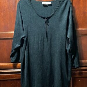 Bentley plus vintage plus size 3X black sweater